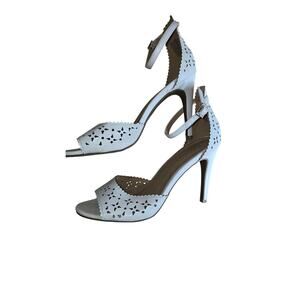 Lauren Conrad White Stiletto Heels Womens Size 9 Med